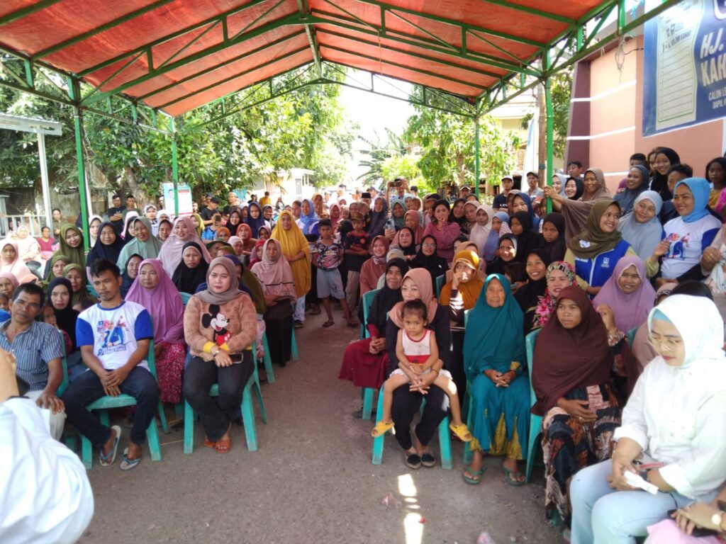 Calon legislatif (Caleg) Dewan Perwakilan Rakyat (DPRD) Kabupaten Takalar dari Partai Amanat Nasional (PAN),Hj Nurlenni Kahar Sibali.hari senin 8/1/2024