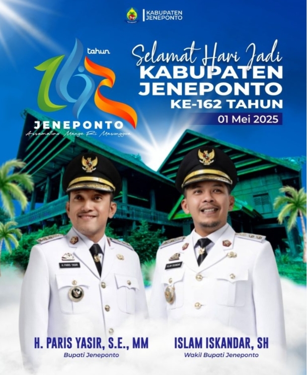 PT MEDIA ARIFUDDIN SIKKI GROUP. Kamis 1 mei .Puncak Perayaan Hari Jadi Kabupaten Jeneponto ke-162