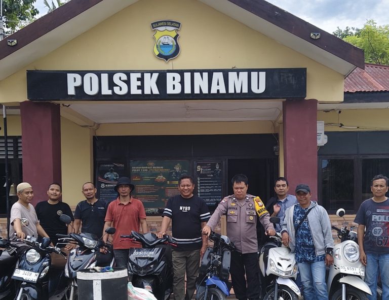 Polsek Binamu Polres jeneponto gerebek Judi Sabung Ayam, Pelaku Kabur Tinggalkan Ayam dan Motor