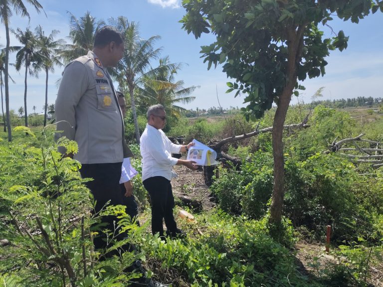Tindak Lanjuti Laporan Masyarakat, Kapolres Jeneponto Tinjau Langsung Proyek Diduga Terbengkalai di Binamu