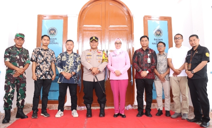 Kapolres Jeneponto Hadiri Groundbreaking SPPG (Satuan Pelayanan Pemenuhan Gizi) Polri dan Peresmian Gudang Ketahanan Pangan Secara Virtual Bersama Presiden Prabowo