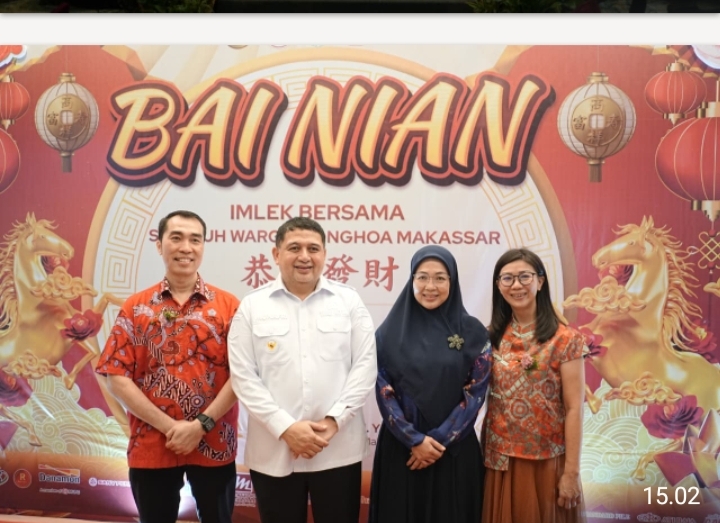 Imlek Jadi Momentum Pererat Persaudaraan, Appi: Makassar Milik Kita Bersama