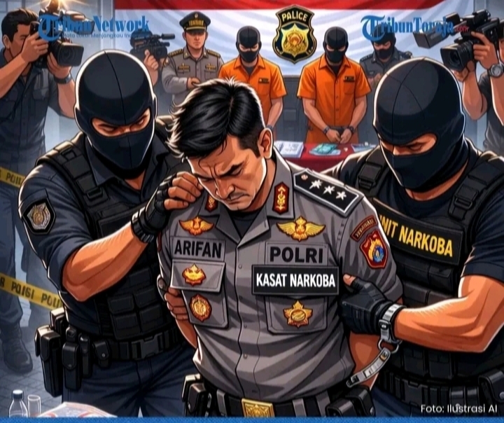 Kasat Narkoba Polres Toraja Utara, AKP Arifan Efendi,