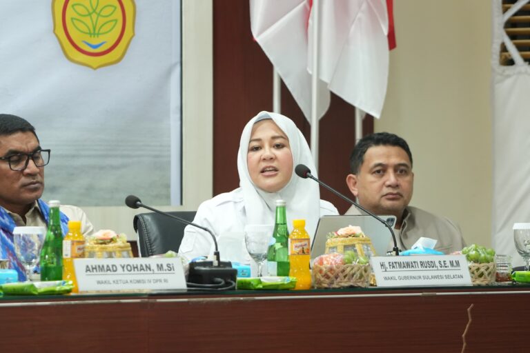 Sambut Komisi IV DPR RI, Munafri Sampaikan Strategi Ketahanan Pangan Makassar