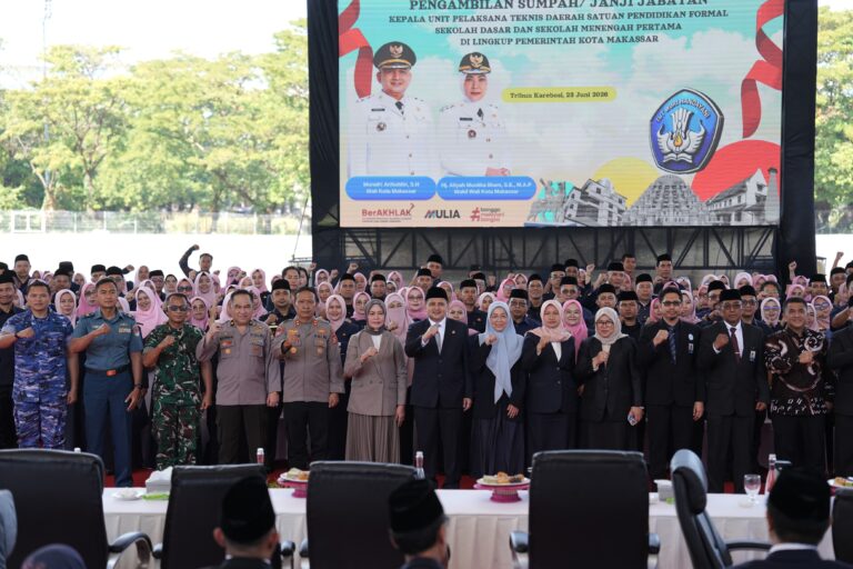 Kepsek Resmi Dilantik, Wali Kota Makassar Akan Tambah Insentif dan Transportasi untuk Guru Pulau