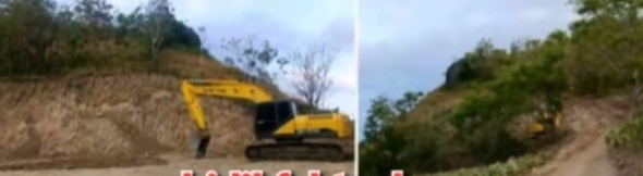 Diduga Tampa IUP dan izin Operasional,Aktivitas Tambang Galian C Kembali muncul di kelurahan Arawa Sidrap.