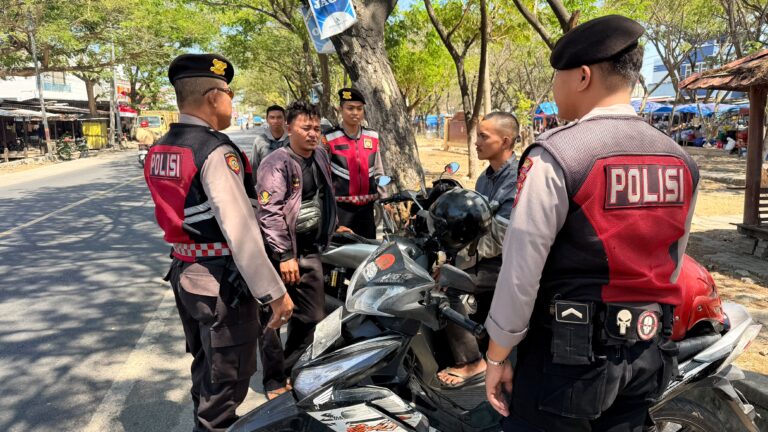 Sat Samapta Polres Jeneponto Gelar Patroli Kota, Situasi Wilkum Tetap Kondusif