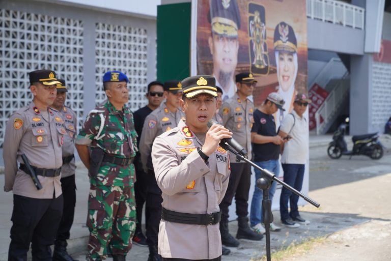 Polres Parepare Turunkan Ratusan Personel Gabungan Amankan Final Sepak Bola Bone vs Sidrap