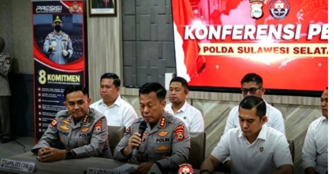 Polda Sulsel Ungkap Empat Rangkaian Dugaan Korupsi Bupati Gowa. Hari Senin 28/9/2026.